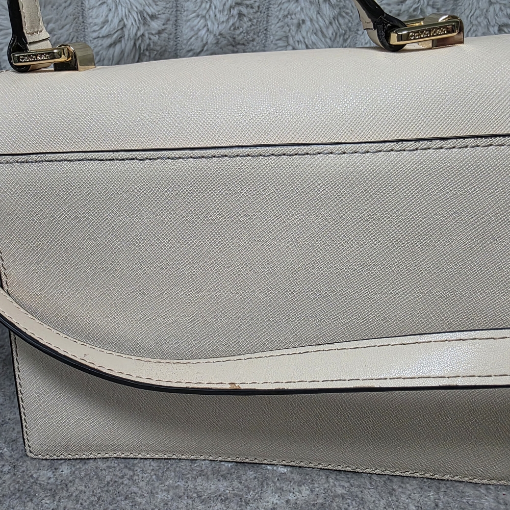 Calvin Klein Cream Crossbody Bag - Picture 4 of 10